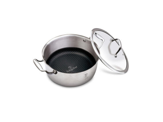 Berlinger Haus Αντικολλητική Κατσαρόλα 20 cm με Γυάλινο Καπάκι, Eternal Collection, BH-7444