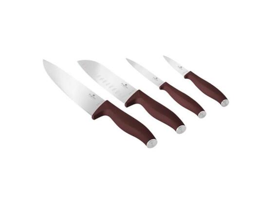 Berlinger Haus Σετ Μαχαίρια 4 Τεμαχίων από Ανοξείδωτο Ατσάλι 3cr13, Leonardo Collection, BH-2958