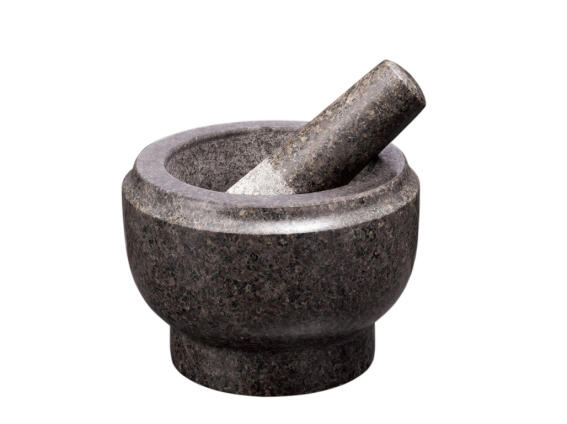 Berlinger Haus Γουδί 14x10cm και γουδοχέρι από γρανίτη σε Γκρι σκούρο χρώμα, BH-7825