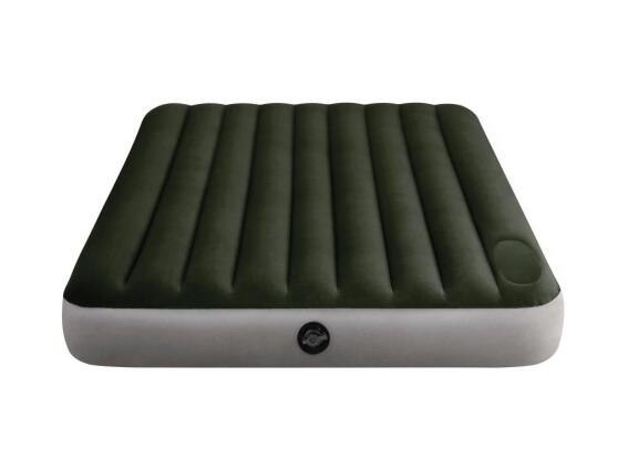 Intex Φουσκωτό Στρώμα Ύπνου Υπέρδιπλο με Ενσωματωμένη Τρόμπα, Standard Downy, 191x137x25 cm, 64762