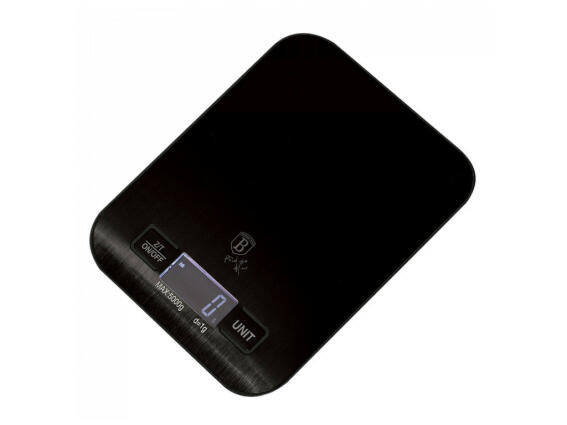 Berlinger Haus Ψηφιακή Ζυγαριά Κουζίνας Ακριβείας έως 5Kg, Black Silver BH-9425