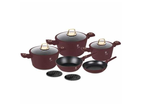 Berlinger Haus Σετ Μαγειρικά Σκεύη 10 τεμ Αντικολλητικά, Leonardo Collection, BH-8050