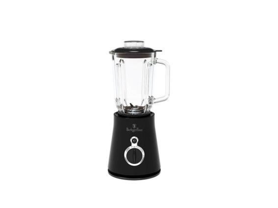Berlinger Haus Μπλέντερ Blender 600 W με Γυάλινο Δοχείο Χωρητικότητας  1.5 L, Black Silver, BH-9442
