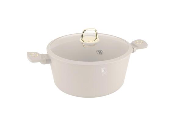 Berlinger Haus Αντικολλητική Κατσαρόλα 30cm με Γυάλινο Καπάκι 8lt, Sahara Collection BH-8073