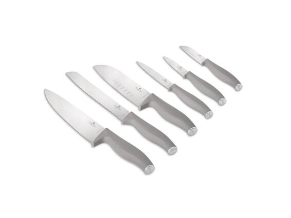Berlinger Haus Σετ Μαχαίρια 6 τεμαχίων από Ανοξείδωτο Ατσάλι, Taupe Collection BH-2953