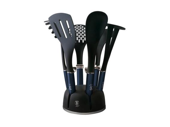 Berlinger Haus Σετ Εργαλεία Κουζίνας 7 τεμ. με Βάση Στήριξης, Metallic Line Aquamarine BH-6245N