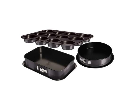 Berlinger Haus Σετ Φόρμας Ζαχαροπλαστικής 3 τεμ carbon pro, Metallic Line Carbon Pro BH-7637