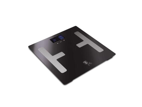 Berlinger Haus Ψηφιακή Ζυγαριά Μπάνιου Λιπομετρητής έως 180kg, Metallic Line Carbon Pro BH-9684