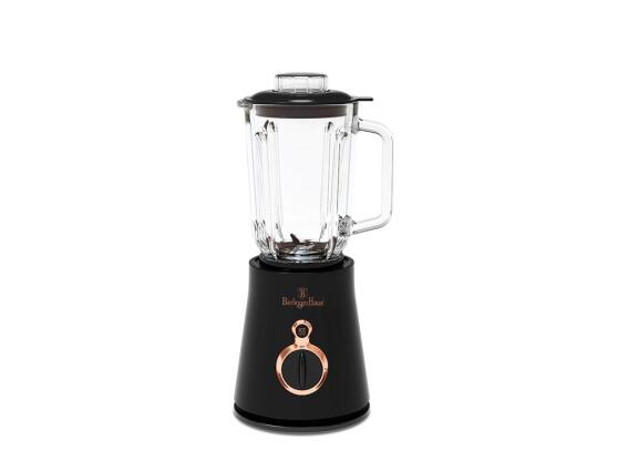 Berlinger Haus Μπλέντερ Blender 600W με Γυάλινο Δοχείο 1.5 L BH-9441N Black Rose