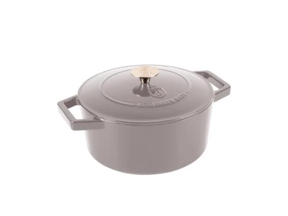 Berlinger Haus Κατσαρόλα Aντικολλητική 24cm από Μαντέμι 4.35 lt, Taupe Collection BH-6525