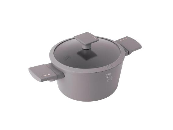 Berlinger Haus Κατσαρόλα 20cm με Τριπλή Αντικολλητική Επίστρωση TitanPro, Taupe Collection BH-8100