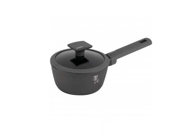 Berlinger Haus Αντικολλητικό Κατσαρολάκι με Καπάκι 16cm από Αλουμίνιο Anthracite Collection BH-8118