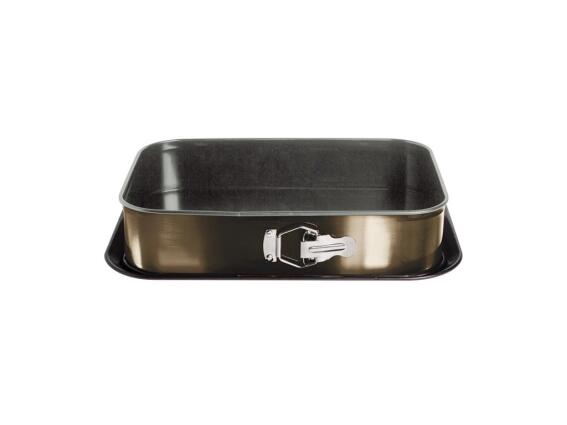 Berlinger Haus Αντικολλητική Φόρμα Ψησίματος με Αποσπώμενο Πάτο, Metallic Line Shiny Black BH-6809