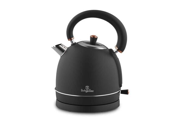Berlinger Haus Ηλεκτρική Τσαγιέρα Βραστήρας Νερού 2200W 1.8lt Black Rose Collection BH-9472