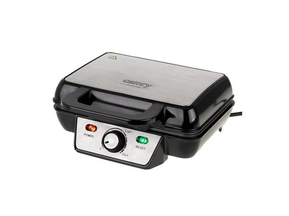 Camry Βαφλιέρα 2 Θέσεων με Αντικολλητικές Πλάκες 1600W CR 3046