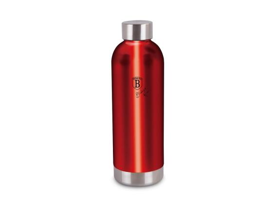 Berlinger Haus Ανοξείδωτος Θερμός 500ml Κενού Αέρα με LED, Metallic Line Burgundy BH-7958NO-18
