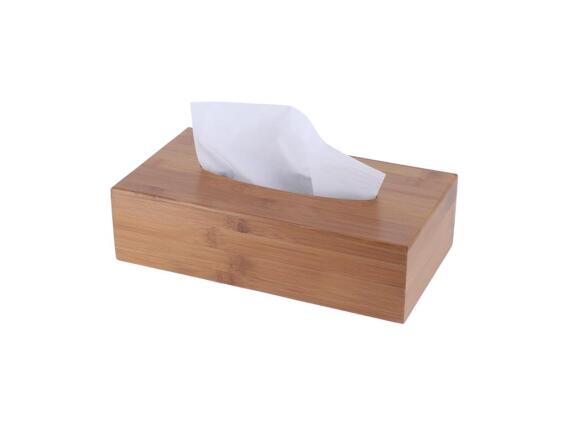 Ξύλινη  Θήκη για χαρτομάντηλα από Bamboo Σε Καφέ Χρώμα, 26x14x7 cm, Tissue case