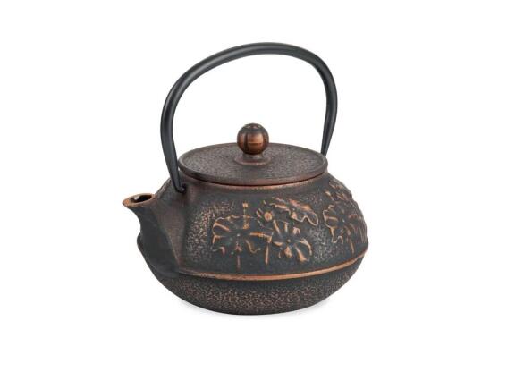 Berlinger Haus Εμαγιέ Τσαγιέρα 850 ml από Μαντέμι σε Μαύρο Χρώμα, Black Rose Collection BH-6531