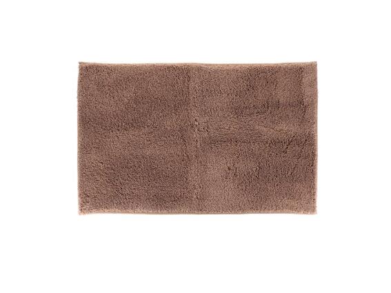 Χαλάκι Μπάνιου Από  Πολυεστέρα σε Καφέ Χρώμα, 50x80 cm