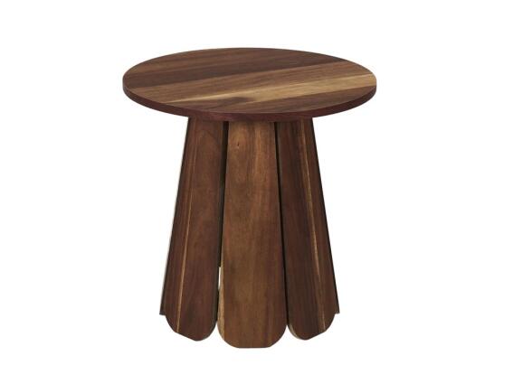 Βοηθητικό Στρογγυλό Τραπεζάκι Σαλονιού από Ξύλο MDF, 45x45x45 cm, Side Table