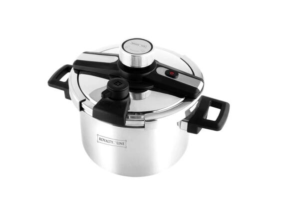 Royalty Line Χύτρα Ταχύτητας από Ανοξείδωτο Ατσάλι Χωρητικότητας 8 Lt,  RL-DS8DL