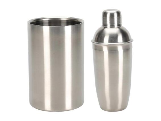 Excellent Houseware Σετ Σέικερ για Κοκτέιλ 2 Τεμ από Ανοξείδωτο Ατσάλι 500ml, A12441330