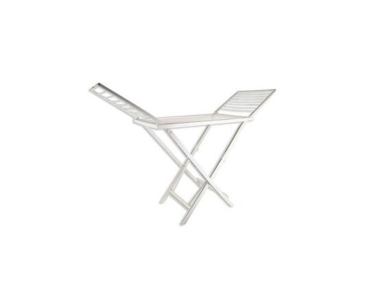 Πλαστική Απλώστρα Ρούχων 20cm, με Πτυσσόμενα Φύλλα Σε Λευκό Χρώμα