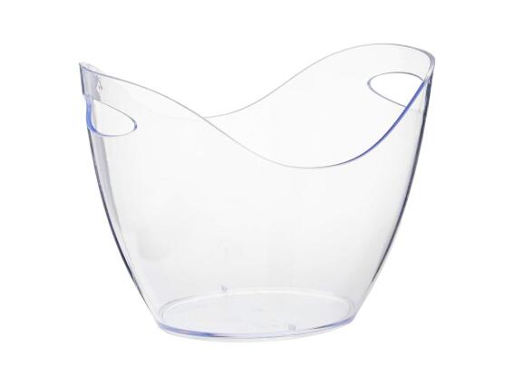 Επαγγελματικό Διάφανο Δοχείο ποτών και Πάγου Χωρητικότητας  8L από Πολυστυρένιο, 34.9x26.3x25.8 cm