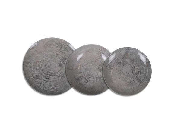 Σετ Κεραμικό Σερβίτσιο 12 Τεμαχίων για Φαγητό, Σούπα και Γλυκό, Σε Γκρι Χρώμα