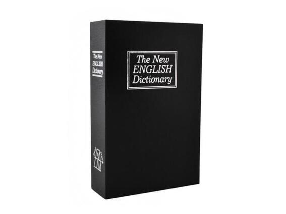 Χρηματοκιβώτιο Ασφαλείας  σε Σχήμα Βιβλίου με Κλειδαριά, 24x15.5x5.5 cm