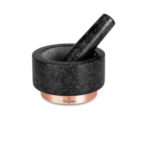 Berlinger Haus γουδί και γουδοχέρι μαύρο-ροζ χρυσό ,Black Rose Collection BH-8608