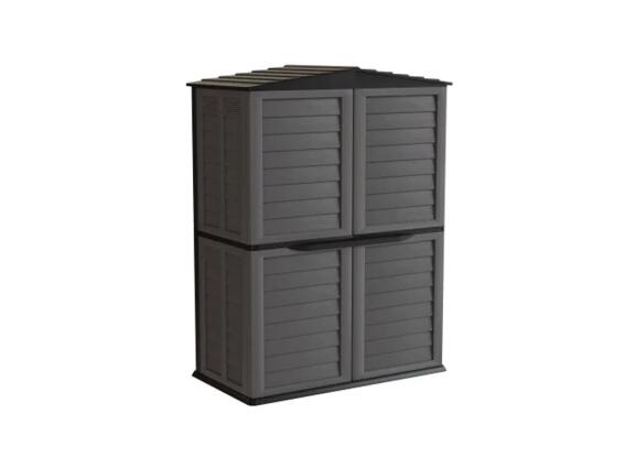 Artplast Πλαστική Ντουλάπα PVC Εξωτερικού Χώρου Αποθήκη Κήπου, 151x83x200 cm, SHEDBA/N