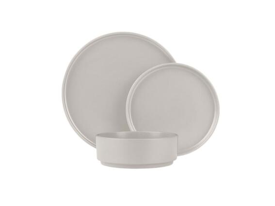 Berlinger Haus Κεραμικό Σετ Σερβίτσιο 18 Τεμαχίων σε Κρεμ Χρώμα Sahara Collection BH-10005