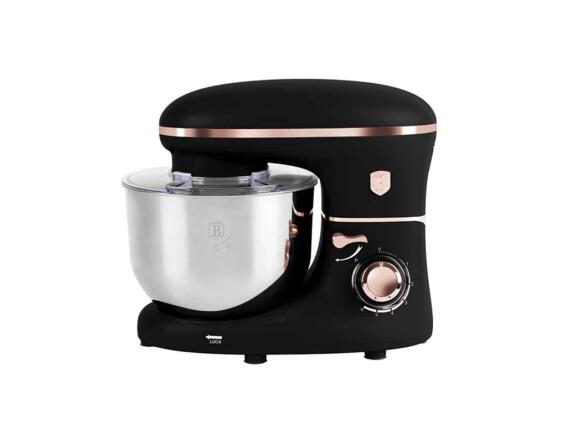 Berlinger Haus Κουζινομηχανή Μίξερ 1300W με Ανοξείδωτο Κάδο 6lt BH-9651 Black Rose
