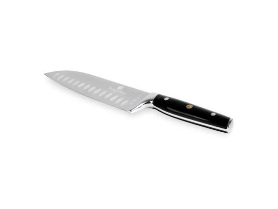 Berlinger Haus Μαχαίρι Santoku από Ανοξείδωτο Ατσάλι 17.5 cm, Matte Black Collection BH-3131