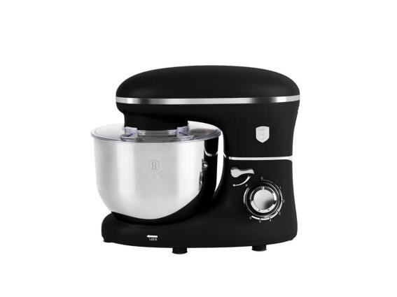 Berlinger Haus Κουζινομηχανή Μίξερ 1300W με Ανοξείδωτο Κάδο 6lt BH-9512 Matt Black