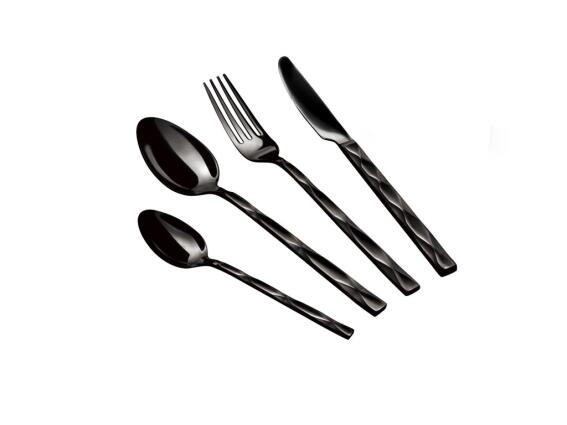 Berlinger Haus Σετ μαχαιροπίρουνα 24 τεμ. Από Ανοξείδωτο Ατσάλι, Mirror Black Collection BH-3074