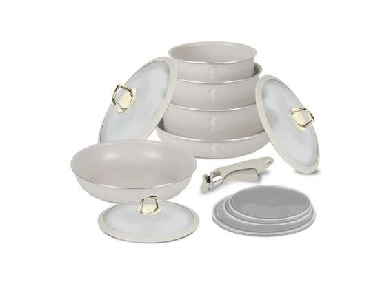 Berlinger Haus Σετ Μαγειρικά Σκεύη 12 τμχ Αντικολλητικά με Πάτο Induction,Sahara Collection BH-8247