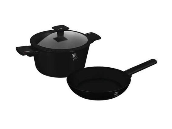 Berlinger Haus Σετ Αντικολλητικά Μαγειρικά Σκεύη 3 Τεμ από Αλουμίνιο, Monaco Collection  BH-8282