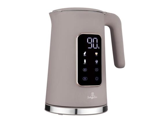 Berlinger Haus Ηλεκτρικός Βραστήρας 1.7lt με Ψηφιακή Οθόνη 2200W BH-9736 Taupe
