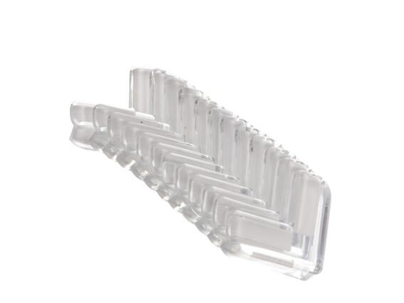 Σετ 24 Τεμαχίων Διάφανα Προστατευτικά Γωνιών για Έπιπλα από PVC, 4x4x1.3 cm