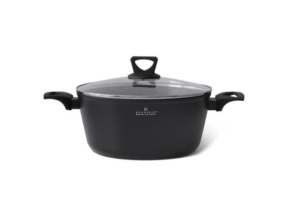 Edenberg Αντικολλητική Κατσαρόλα 28 cm, με Μαρμάρινη Επίστρωση, από Αλουμίνιο, EB-7461N