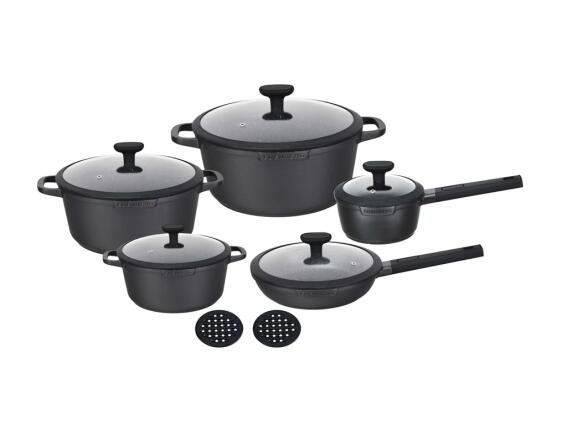 Edenberg Σετ Αντικολλητικά Μαγειρικά Σκεύη 12 Τεμαχίων, από Αλουμίνιο, EB-5652