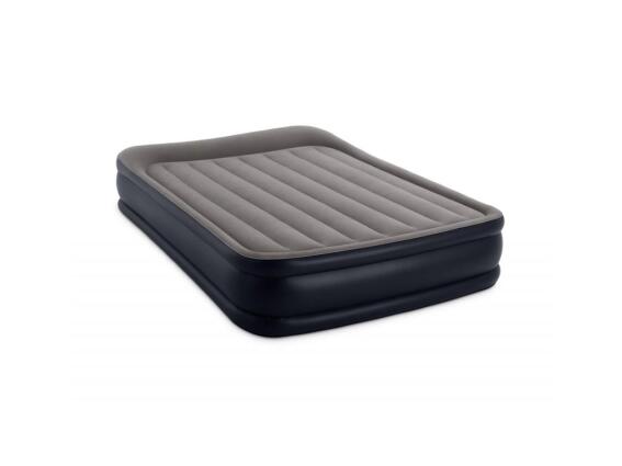 Intex Φουσκωτό Διπλό Στρώμα Ύπνου με Ενσωματωμένη Ηλεκτρική Αντλία, 203x152x42 cm, 64136