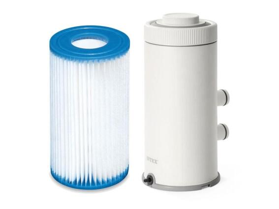 Intex Αντλία Πισίνας με Φίλτρο Τύπου Α και Εξαρτήματα Εγκατάστασης, 2006lt την Ώρα, 26604