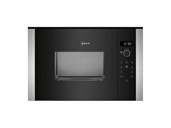 Neff Εντοιχιζόμενος Φούρνος Μικροκυμάτων LED 800W 20L HLAWD23N0 Μαύρος