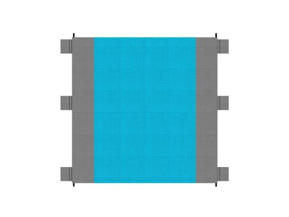 XXL Αδιάβροχη Κουβέρτα Πικ Νικ και Παραλίας με Θήκες Σταθεροποίησης και Πασαλάκια, 208x208 cm