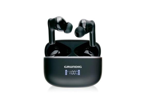 Grundig Ασύρματα Ακουστικά Bluetooth In-Ear με ANC+ENC, Μικρόφωνο και  Θήκη Φόρτισης, 26062