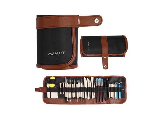 Σετ Εργαλείων Γλυπτικής και Μοντελισμού XXL με 40 Τεμάχια σε Υφασμάτινη Θήκη, 58x22 cm