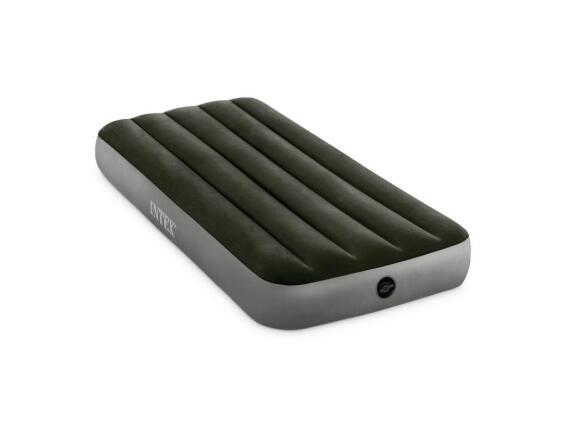 Ιntex Φουσκωτό Στρώμα Ύπνου Μονό με Βελούδινη Επένδυση Fiber Tech, 191x76x25 cm, 64106